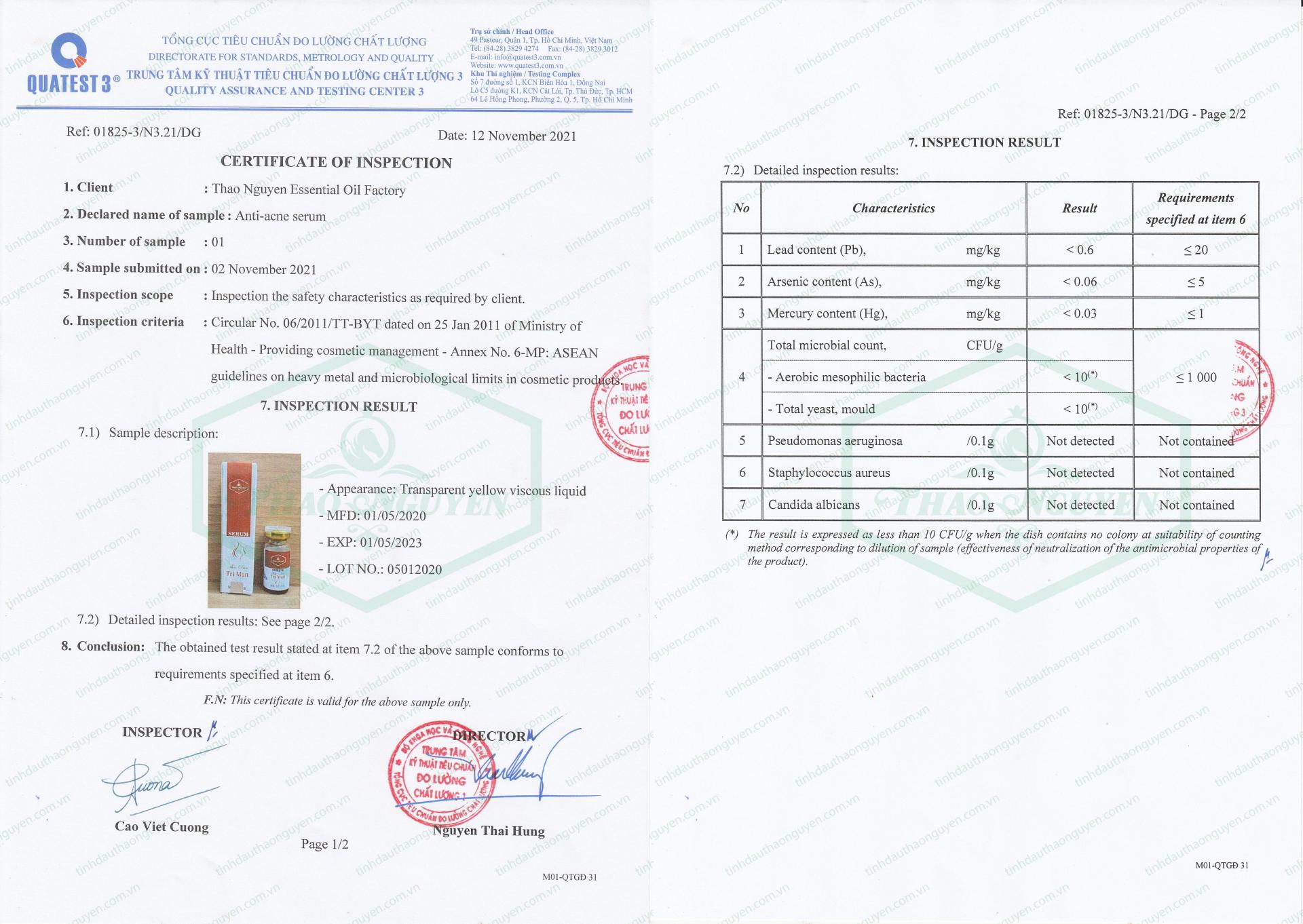 Thao Nguyen Essential Oil Manufacturing